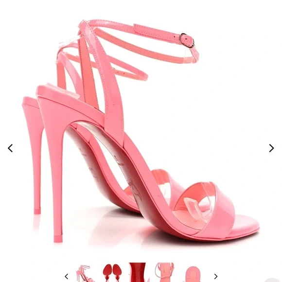Christian Louboutin Patent Loubigirl 100 Sandals size 38 - Picture 10 of 10